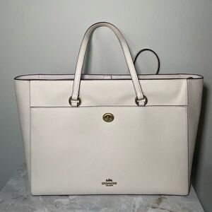 Coach Bag Cream Leather Folio E2240-78246